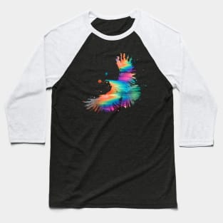 Glitch Crow Baseball T-Shirt